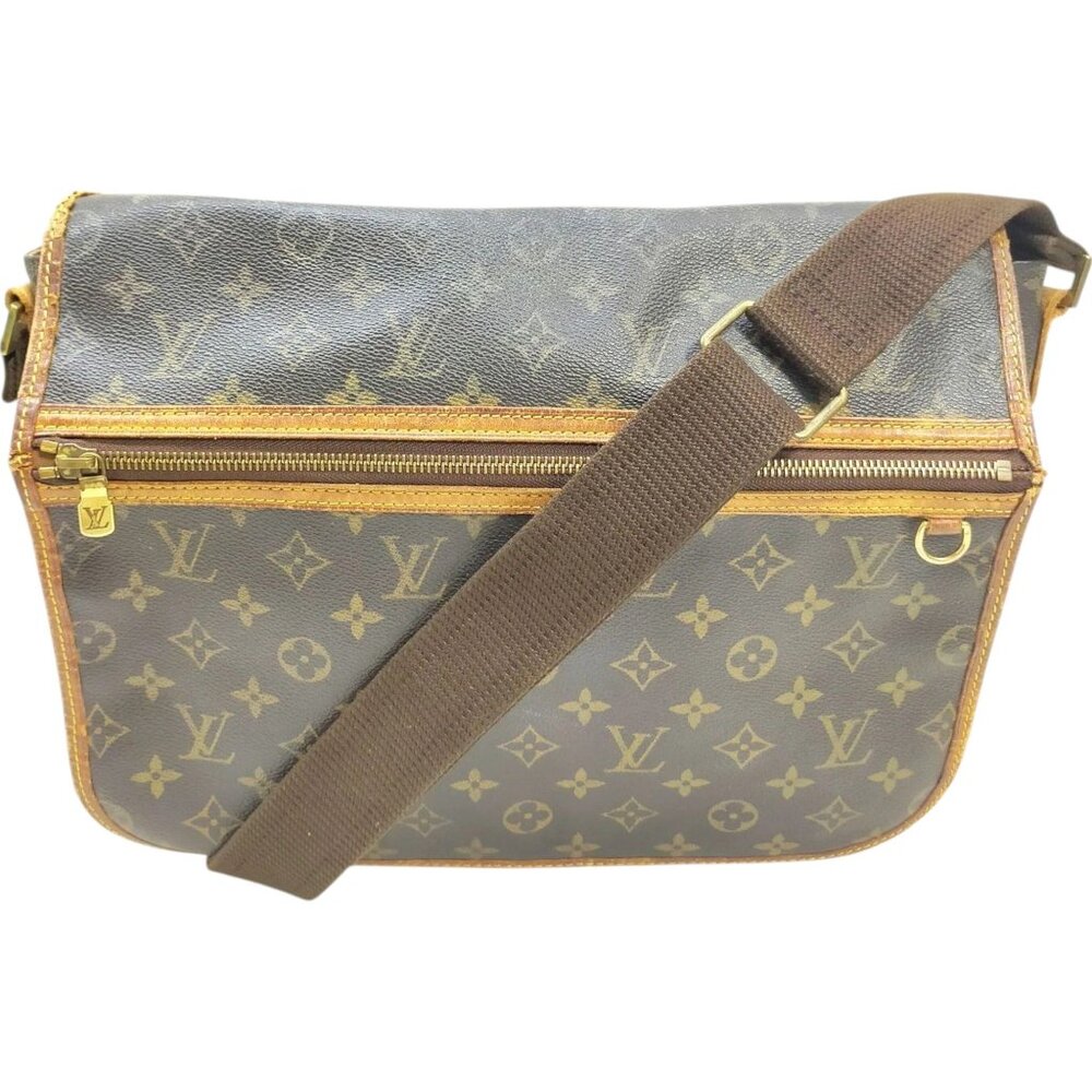(L3) Authentic Louis Vuitton Crossbody Bag Brown Monogram Luxury Vintage Designe